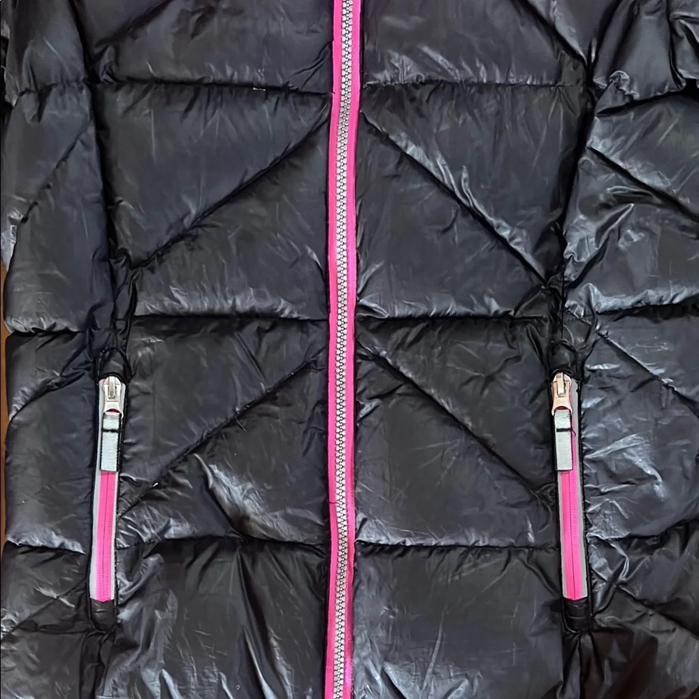 Gerry Pink and Black Puffer Jacket Size 14 Lightweight - Picture 4 of 8